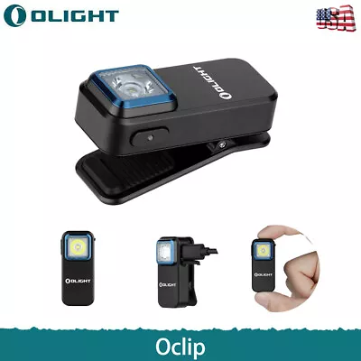 Olight Oclip Clip Light With White And Red Light Rechargeable Small For Home • $29.99