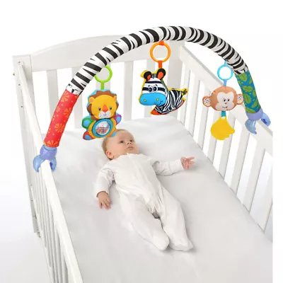  0-12M Baby Crib Toy Stroller Rattles Seat Take Along Travel Arch Toys For Pram  • £16.99