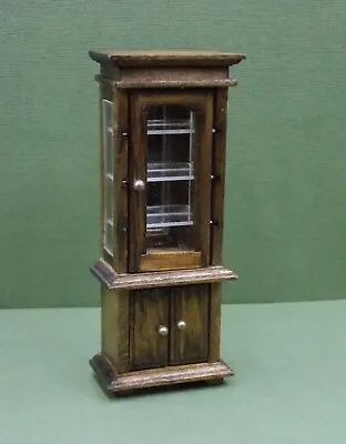 1/12 Dollhouse Vintage Concord Mirrored Curio Bookshelf Cabinet D&m Miniatures • $7.99