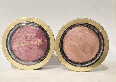 MAX FACTOR Creme Puff Blush Blusher Compact Pressed Powder • £8.99