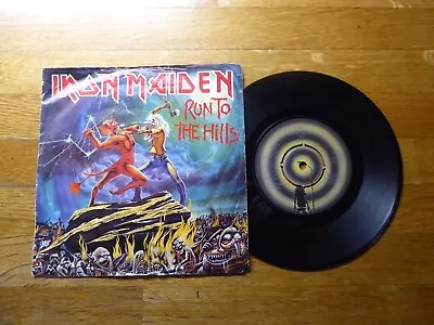 Iron Maiden - Run To The Hills- Rare UK 1st Press 7  1982 EMI5263 A2/B2 VG+ • £6.50