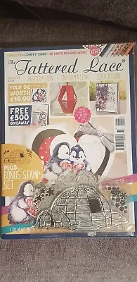NEW Tattered Lace Issue 73 Magazine With FREE Penguins Die  • £2