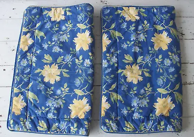 Laura Ashley Emilie Rose Standard Padded Pillow Shams (2)~MINT! • $22