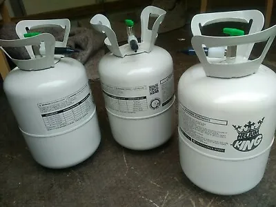 £30 • Buy Empty Helium King Balloon Canisters,Gas Tanks Bottles? X 3 /36cm X 19cm Preowned