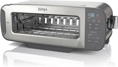 £129.99 • Buy Ninja Foodi 3-in-1 Toaster, Grill & Panini Press ST202UK -Stainless Steel - IA6