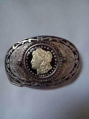 Vintage E Pluribus Unum 1921 Western Style Belt Buckle • $149