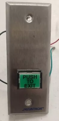 Securitron ASSA ABLOY Narrow Mullion Emergency Exit Button With Timer EEB3N • $9.99