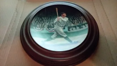 Babe Ruth Collectors Plate Baseball The Called Shot Delphi Sports Memorabilia • $14.99