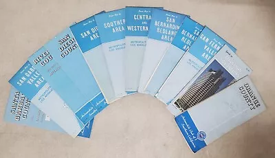 Maps AAA Vintage Southern California Lot 12 Los Angeles Orange County Riverside • $20.24