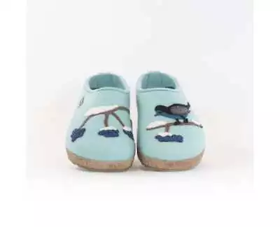 Haflinger Grizzly Winterbird Arctic Peppermint Arch Support Slipper  38 39 40 41 • £132.30