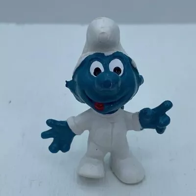 Smurfs Vtg 1969 Astro Smurf Astronaut Figurine Schleich Peyo Clean - *No Helmet* • $14.97