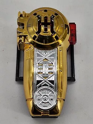 VTG 1996 MMPR Power Rangers ZEO Morpher Zeonizer Gold WORKS Cosplay Light Sound • $9.99