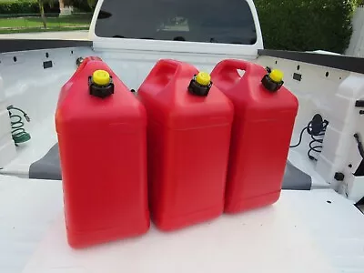 (3 Pack) Blitz 6+ Gallon Pre-Ban Gas Can - With Vented Spout • $119.99