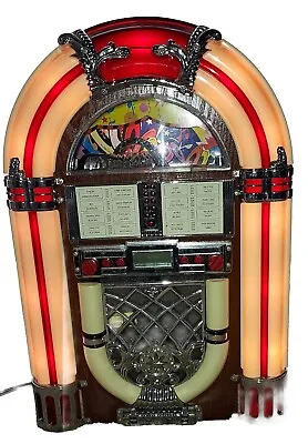 Vintage AM/FM Radio CD Player Light Up Jukebox - Works Great Except CD • $34.99