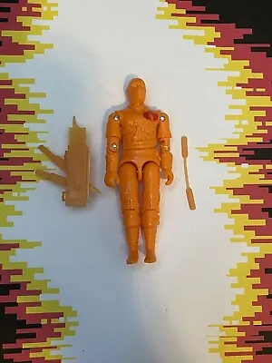 Black Major Custom Gi Joe Cobra Storm Shadow Orange  3.75 Firefly Viper Trooper • $19.99