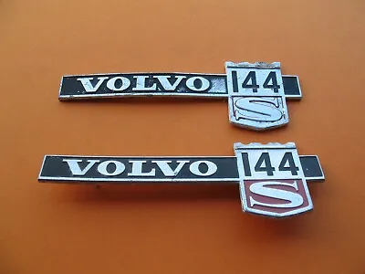 70's 80's Volvo 144 S Side Fender Emblem Logo Badge Sign Symbol Name Set A441 • $28.50