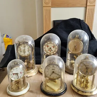 £30 • Buy Vintage Glass Dome Clocks