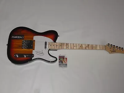 Adam Levine Signed Sunburst Electric Guitar Maroon 5 Rare Jsa Coa  • $639.99