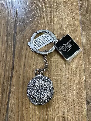 Michael Jackson ONE Cirque Du Soleil Fedora Rhinestone Silver Keychain BNWT • $31.12