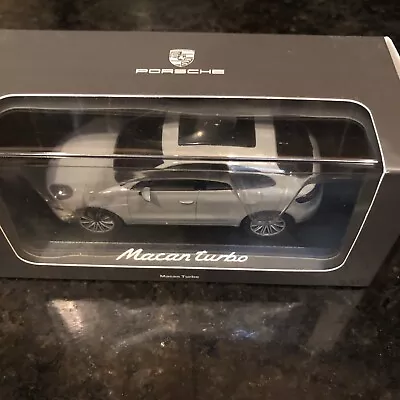 L@@K BLOW OUT PRICE $$$ Porsche Macan Turbo 2019 Chalk Minichamps 1:43 Diecast • $32.95