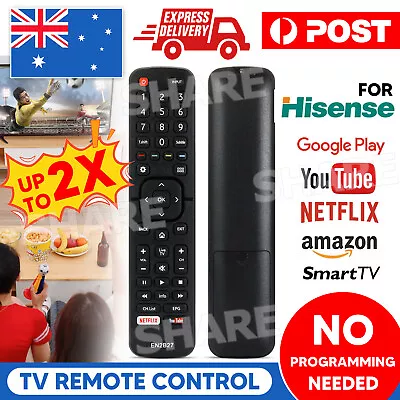 For HISENSE TV Remote Control ORIGINAL EN2B27 OEM EN-2B27 RC3394402 01 3139 238A • $7.35