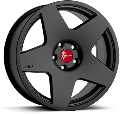 Alloy Wheels 18  1Form Edition 2 Black/Red For VW Transporter T5 03-15 • $1059.87