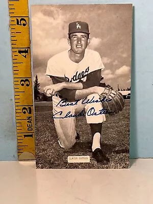 Claude Osteen LA Dodgers Autographed Signature JD McCarthy Postcard • $45