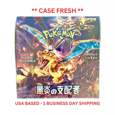 Pokemon Ruler Of The Black Flame Booster Box Sv3a - Case Fresh - (US Seller) • $49.99