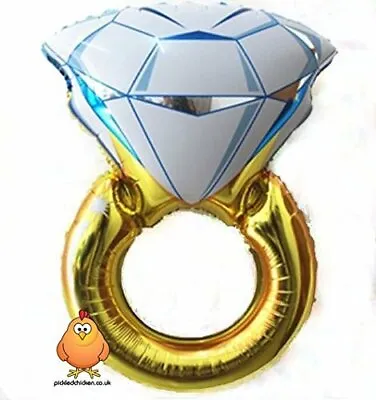 $24.82 • Buy Hen Party Diamond Ring Balloon
