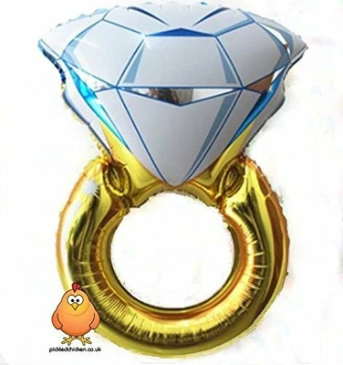$24.82 • Buy Hen Party Diamond Ring Balloon