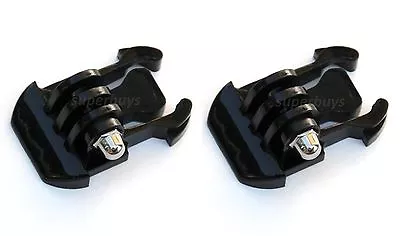 $12.95 • Buy 2pcs GoPro Quick Release Buckle Base Tripod Mount Go Pro Hero 4 3+ 3 Accessories