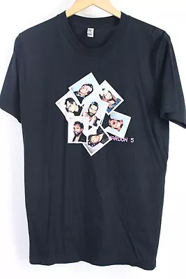 Maroon 5 Red Pill Blues Tour Concert Band Album Graphic T Shirt Black Sz Medium • $11.55