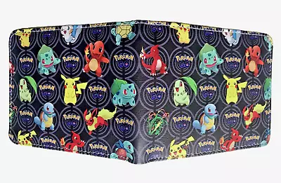 Pokemon Wallet Purse ID Mens Boys Gaming Pikachu Charmander Anime Gaming AUS • $29.95