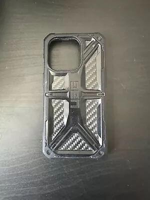 UAG Monarch Series IPhone 14 Pro Carbon Fiber 20' Impact Case 5-Layer Drop Proof • $10.52