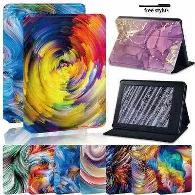 £7.93 • Buy Printing Leather Stand Cover Case For Amazon Kindle 8/10/11 Paperwhite 1/2/3/4/5