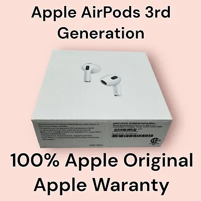 Apple AirPods 3rd Generation Wireless In-Ear Headset Authentic And Original • $113.89