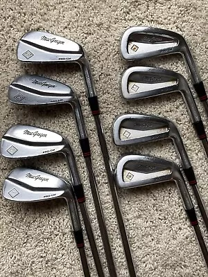 MacGregor MT Pro-CM Forged Combo Irons 3-PW New Grips Stiff Steel Excellent NR • $75