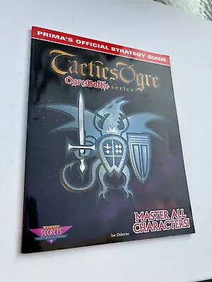 $85.99 • Buy Tactics Ogre Official Strategy Guide By Prima Games Playstation Ogre Battle