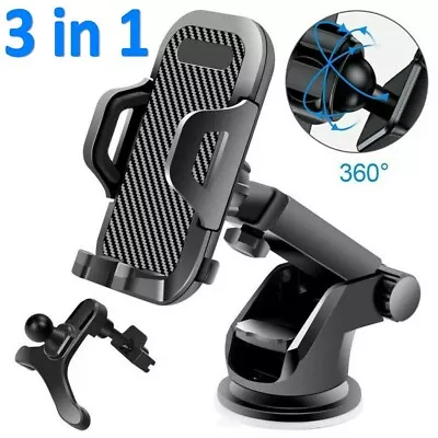 Car Windshield Dashboard Cell Phone Holder Mount Stand For IPhone Android GPS • $8.94