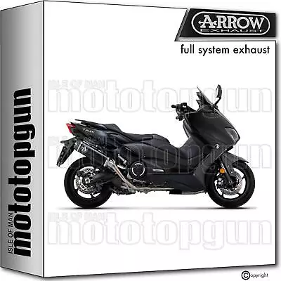 Arrow Rc Full Exhaust Indy-race Titanium Black C Yamaha Tmax T-max 530 17/19 • $1117.60