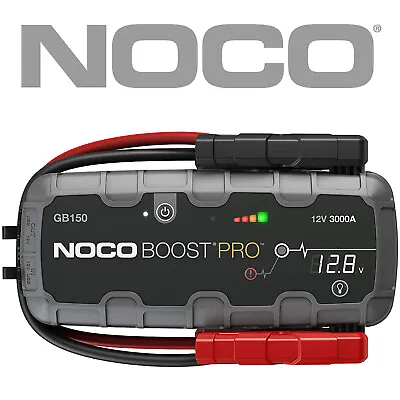 $549.95 • Buy Genuine NOCO GB150 Genius Boost Pro 3000A Lithium Jump Starter 1 Year Warranty
