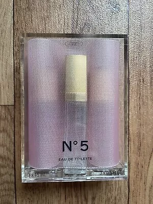 Chanel No5 EDT Purse Spray Refills 3x15ml - Collector’s RARE - Empty • £40