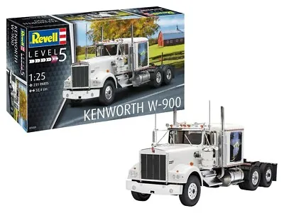 Revell Germany Kenworth W-900 Tractor Cab 1/25 7659 Plastic Model Kit Big Rig • $99.95