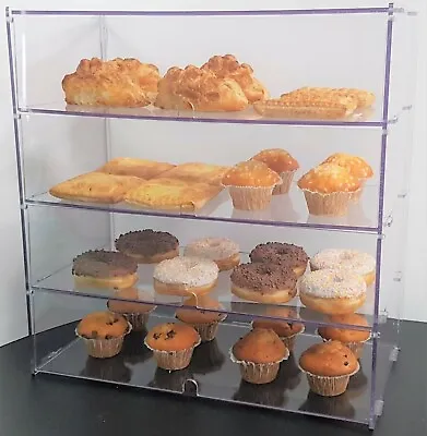 Bakery Display Case Stand Cabinet For Cakes Cupcakes Pastries - Four Tiers • £120