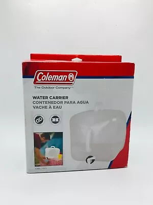 Coleman 5 Gallon Easy Carry Portable Water Carrier With Removable Spigot Clear • $15.84