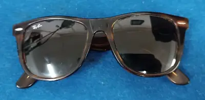 Vintage Ray Ban Sunglasses Wayfarer Rb2140 954 Brown Tortoise • $89.99
