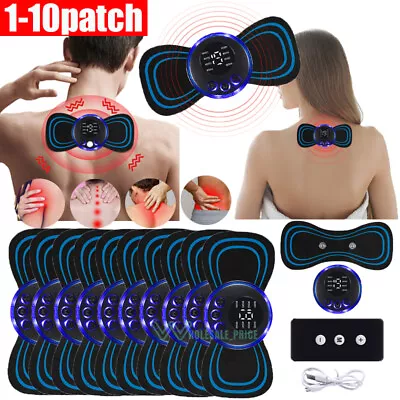 Pulse Tens Unit EMS Massager Back Full Body Muscle Stimulator Pain Relief Device • $10.19