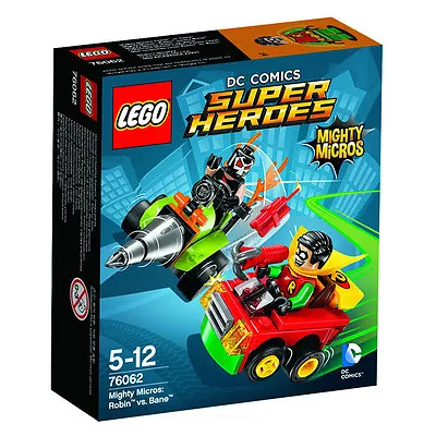 LEGO DC Comics Super Heroes Mighty Micros Robin Vs Bane 76062 SCARCE • $39