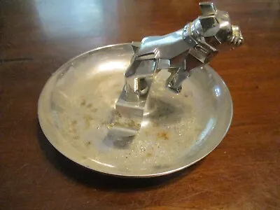 Vintage Mack Truck Bulldog Chrome 7 Inch Cigar Ashtray Pat. #87931 • $55