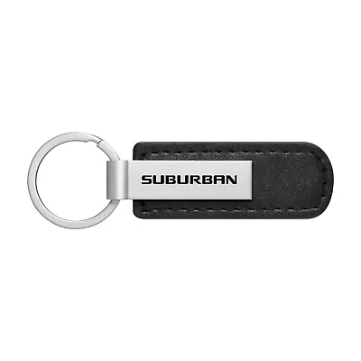 Chevrolet Suburban Black PU Leather Strap Key Chain • $19.99